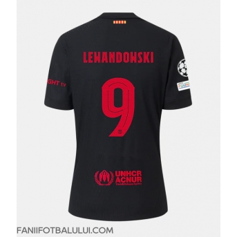 Barcelona Robert Lewandowski #9 Tricou Fotbal Replică 2024-25 Barbati Deplasare